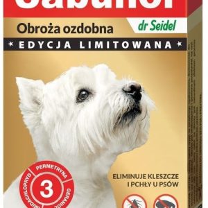 SABUNOL SABUNOL OBROŻA POMARAŃCZOWA W SERCA PRZECIW PCHŁOM I KLESZCZOM 50CM SO50POM - 1 zdjęcie