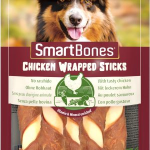 Smartbones Smart Bones Chicken Wrapped Sticks Medium 5szt.- przysmaki dla średnich psów, z kurczakiem i warzywami SMB-027453 - 1 zdjęcie