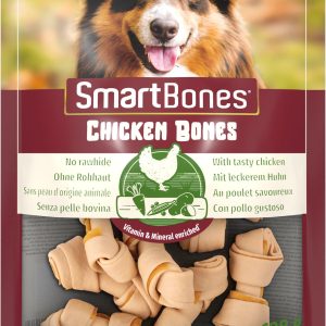 Smartbones SmartBones Chicken Bones Mini - przysmaki dla średnich psów, z kurczakiem i warzywami-8szt. SMB-027101 - 1 zdjęcie