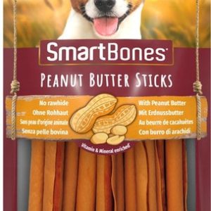 Smartbones SmartBones Peanut Butter Sticks 5szt.- przysmaki dla psów, z masłem orzechowym SMB-027224 - 1 zdjęcie