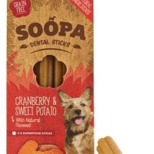 SOOPA SOOPA Dental STICKS Cranberry&Sweet Potato 100g 11049 - 1 zdjęcie