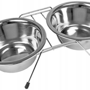 Stojak Z Miskami 2,8L Chromowany - 1 zdjęcie
