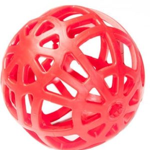 Sum-Plast Piłka ażurowa dla Psa dużego i średniego mix kolorów 14cm - 1 zdjęcie