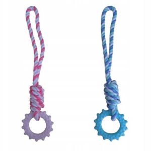 Szarpak z gryzakiem czyszczący zęby 34 cm - 1 zdjęcie