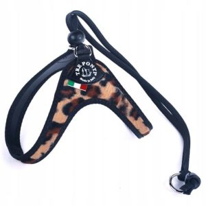Szelki Chihuahua 25-35cm Tre Ponti leopard r.1 - 1 zdjęcie