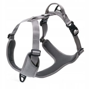 Szelki dla psa Lumen easy walk odblaskowe sport M - 1 zdjęcie