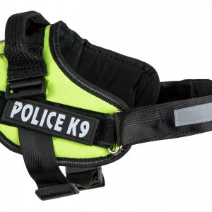 Szelki Dla Psa Mocne L 65-80CM Police K9 Zielone - 1 zdjęcie