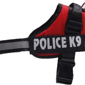 Szelki dla psa mocne XL 70-90cm Police K9 odblask - 1 zdjęcie