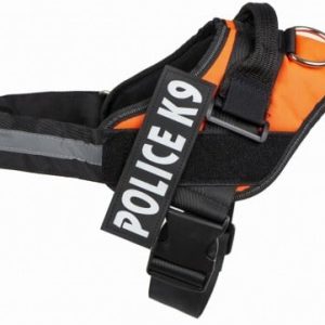 Szelki dla psa mocne XL 70-90cm Police K9 pomarańc - 1 zdjęcie