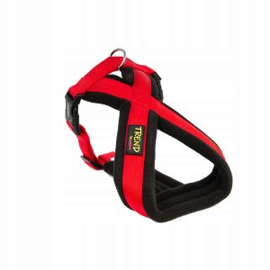 Szelki dla psa Trend Premium 40-60cm Czerwone 25mm - 1 zdjęcie