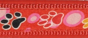 Szelki Happet SJ32 czerwone wzór 1.5cm - 1 zdjęcie