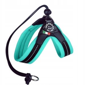 Szelki Jack Russell 43-53 cm Tre Ponti Miętowe r.3 - 1 zdjęcie
