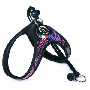 Szelki małe 34-44cm Tre Ponti fashion pyton r. 2 - 1 zdjęcie