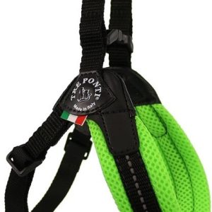 Szelki małe 43-58cm Tre Ponti zielone Oddychające - 1 zdjęcie