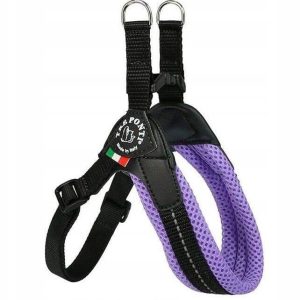 Szelki mini psa 32-45cm Tre Ponti Mesh fioletowe - 1 zdjęcie