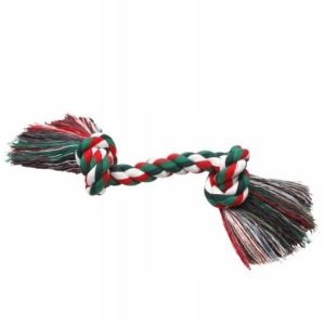 Sznur bawełniany szarpak zabawka dla psa 36 cm - 1 zdjęcie