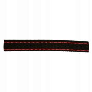 Taśma Nośna 16mm Polipropylenowa 5mb czarno/czerwo - 1 zdjęcie