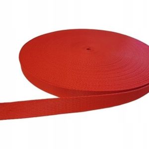 Taśma Polipropylenowa Pasek 20mm gr.2mm Czerwony - 1 zdjęcie