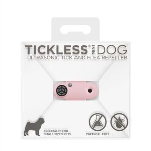 TICKLESS TICKLESS Mini Dog Ultradźwiękowy odstraszacz kleszczy i pcheł dla psów małych ras Baby Pink - 1 zdjęcie