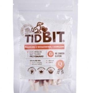 TIDBIT Pałeczki wołowe z dorszem 100g - 1 zdjęcie