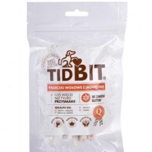 TIDBIT Pałeczki wołowe z jagnięciną i dorszem 100g - 1 zdjęcie