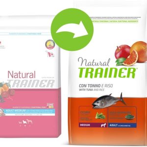 Trainer Natural Dog Trainer Natural Adult Medium tuńczyk ryż i spirulina 12 kg - 1 zdjęcie