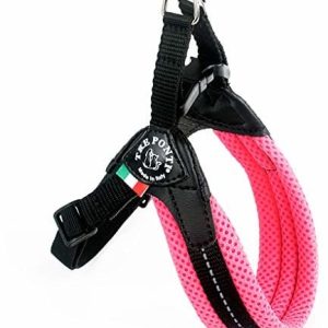Treponti Tre Ponti RR200 Easy Fit Soft uprząż dla psa z zapięciem na Click  regulowany, różowy neonowy RR201A - 1 zdjęcie
