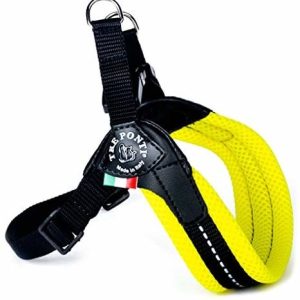 Treponti Tre Ponti RR200 Easy Fit Soft uprząż dla psa z zapięciem na Click  regulowany, żółty neonowy - 1 zdjęcie