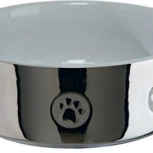 Trixie 25084 Miska Ceramika z motywem 0,8L , 15cm srebna TX-25084 - 1 zdjęcie
