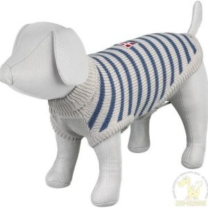 Trixie 67540 Pulowerek Milton XXS 24 cm szaro-niebieski Tx-67540 - 1 zdjęcie