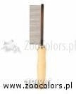 Trixie Grzebień z drewnianą rączką, gęsty, 17 cm - 1 zdjęcie