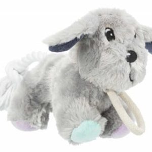 Trixie Junior Piesek ze sznurem plusz 24 cm - 1 zdjęcie