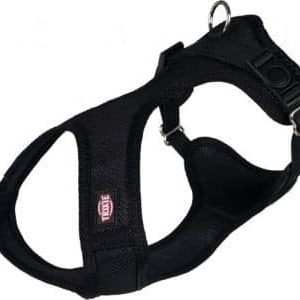 Trixie Miękkie szelki S 3350 cm/20 mm czarny TX-16271 - 1 zdjęcie