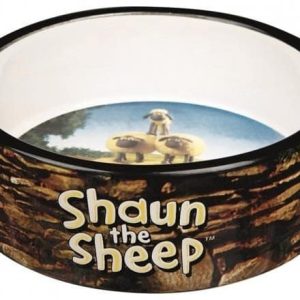 Trixie Miska ceramiczna Baranek Shaun 0.3 l/o 12 cm brązowa - 1 zdjęcie