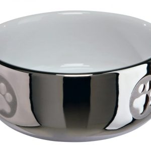 Trixie Miska ceramiczna chromowana dla psa lub kota 0.3l nr kat.24799 - 1 zdjęcie