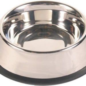 Trixie MISKA METALOWA NA GUMIE 0,7l/ 14cm 24852 - 1 zdjęcie