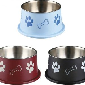 Trixie MISKA METALOWA Z PLASTIKOWĄ POWŁOKĄ 0.4l 14cm - 1 zdjęcie