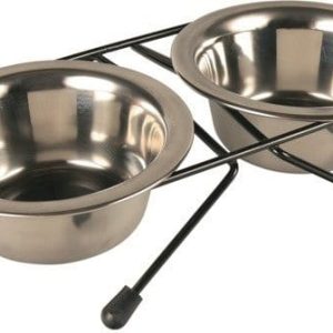 Trixie MISKI NA STOJAKU 2x2,8l 24cm 24834 - 1 zdjęcie