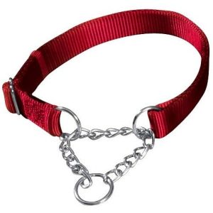 Trixie Obroża - Dławik L/XL nr kat.20293 kolor czerwony - 1 zdjęcie