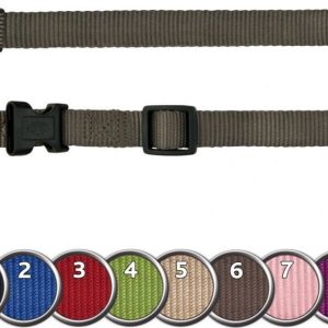 Trixie OBROŻA NYLON 35-55cm/20mm NIEBIESKA - 1 zdjęcie