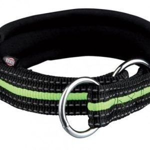 Trixie Obroża odblaskowa M 40 46 cm/30 mm czarno/zielona - 1 zdjęcie