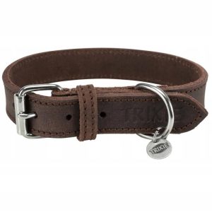 Trixie Obroża Rustic z grubej skóry S-m 34-40cm 25 - 1 zdjęcie