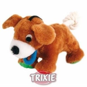Trixie Piesek Pluszowy Ze Sznurem 17Cm - 1 zdjęcie