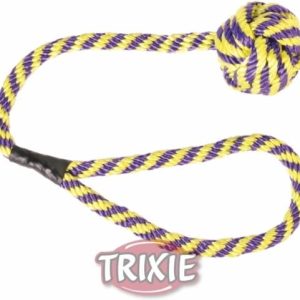 Trixie PIŁKA WIĄZANA ZE SZNUREM TX-3599 - 1 zdjęcie