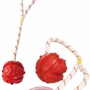 Trixie Piłka z linką 7 cm [33482] 2396 - 1 zdjęcie