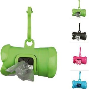 Trixie Plastikowy pojemnik etui + worki na psie odchody - 1 zdjęcie
