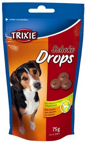 Trixie Przysmaki Dropsy witaminowe czekoladowe 200g - 1 zdjęcie