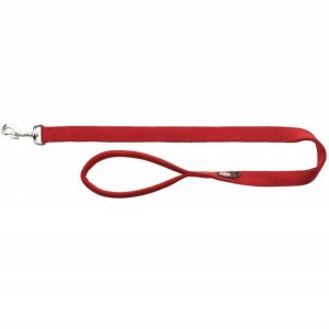 Trixie Smycz Premium M-L 1.8m 20mm czerwony - 1 zdjęcie