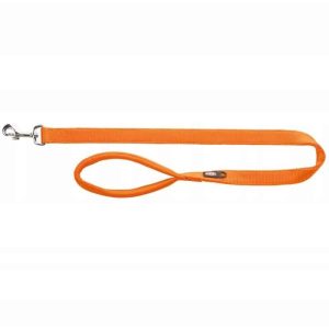 Trixie Smycz Premium M-L 1.8m 20mm papaja - 1 zdjęcie