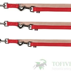 Trixie Smycz regulowana Elegance Rozmiar XS-S czerwona - 1 zdjęcie